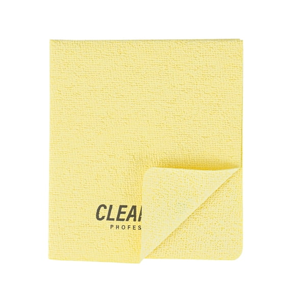 Clean Tek Professional Green Microfiber Cleaning / Drying Cloth - 13'' x 15'' - 5 count box