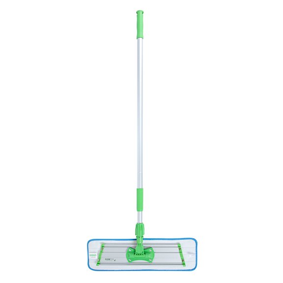 Clean Tek Professional Green Microfiber Mop - with Wet Mop Pad - 19 3/4" - 1 count box