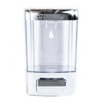 thumbnail image 1 of Restaurantware-Clean Tek Professional 23.7 Ounce Manual Soap Dispenser, 1 Wall-Mountable Soap Dispenser - With Security Key, Clear Plastic Refillable Soap Dispenser, Push Mechanism, Transparent Tank, 1 of 3