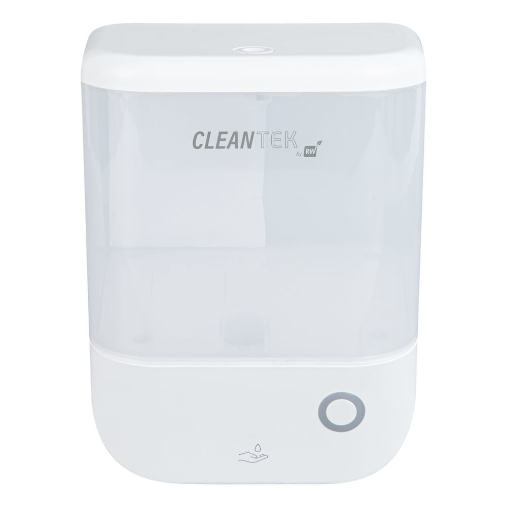 Restaurantware-Clean Tek Professional 34 Ounce Automated Soap Dispenser, 1 Touchless Wall-Mountable Soap Dispenser - With Security Key, Clear Plastic Soap Dispenser, Transparent, For Liquid Soap