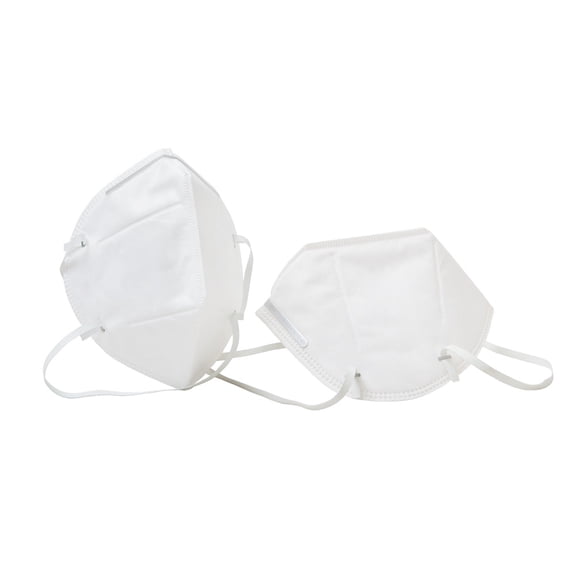 Restaurantware-Clean Tek Professional Disposable Face Masks, 10 Disposable Masks - Nose Clip and Earloop, Customizable Fit, White Single-Use Face Mask, Breathable, No Latex
