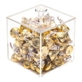 thumbnail image 1 of Clear Tek Clear Acrylic Small Candy Container - Display Box - 4" x 4" x 4" - 1 count box, 1 of 3