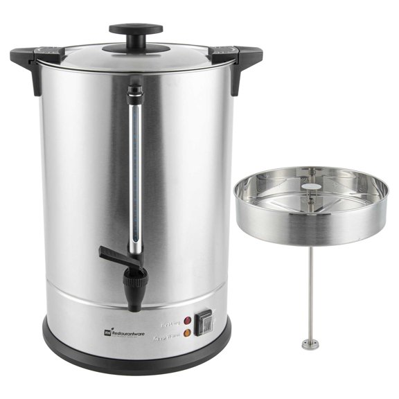 Restpresso Coffee Urn - Silver, Stainless Steel - 950W, 55 Cup - 1 count box
