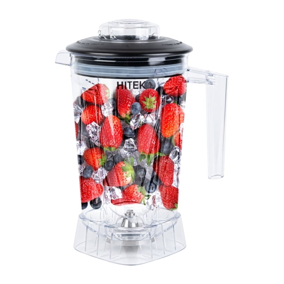 Restaurantware-Hi Tek 64 Ounce Commercial Blender Jar, 1 Replacement Jar For Heavy-Duty Commercial Blender - 'S' Shaped Blade, Shatterproof, Clear Tritan Container, For Juices Or Smoothies
