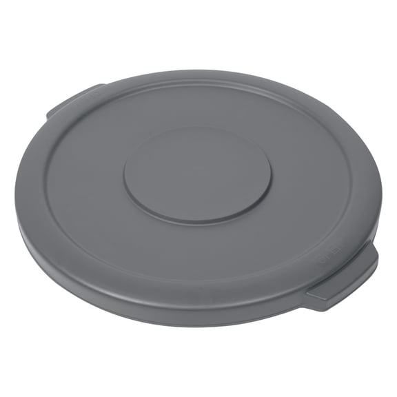RW Clean Gray Plastic Commercial Trash Can / Ingredient Bin Lid - Fits 32 gal - 1 count box