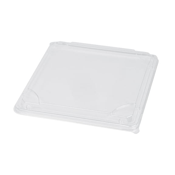 Bento Tek Square Clear Plastic Lid - Fits 17 oz Bento Box - 100 count box