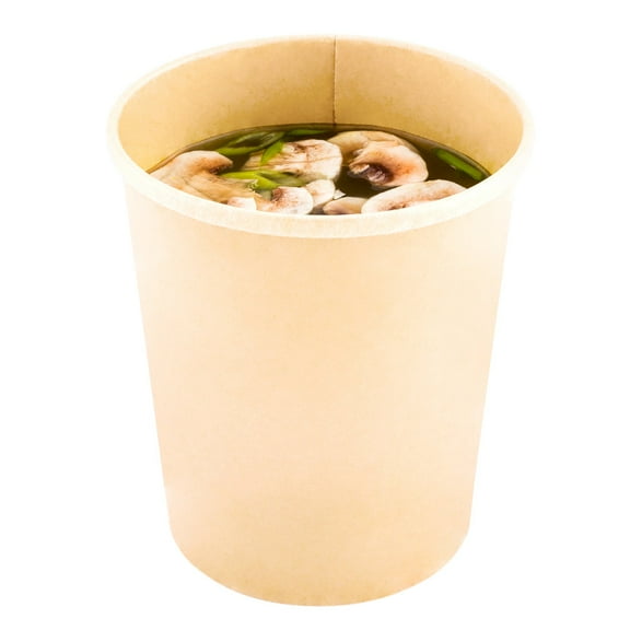 Bio Tek Round Clear Plastic Soup Container Lid - Fits 16 oz - 200 count box