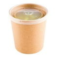 thumbnail image 1 of Bio Tek Round Clear Plastic Soup Container Lid - Fits 16 oz - 25 count box, 1 of 3