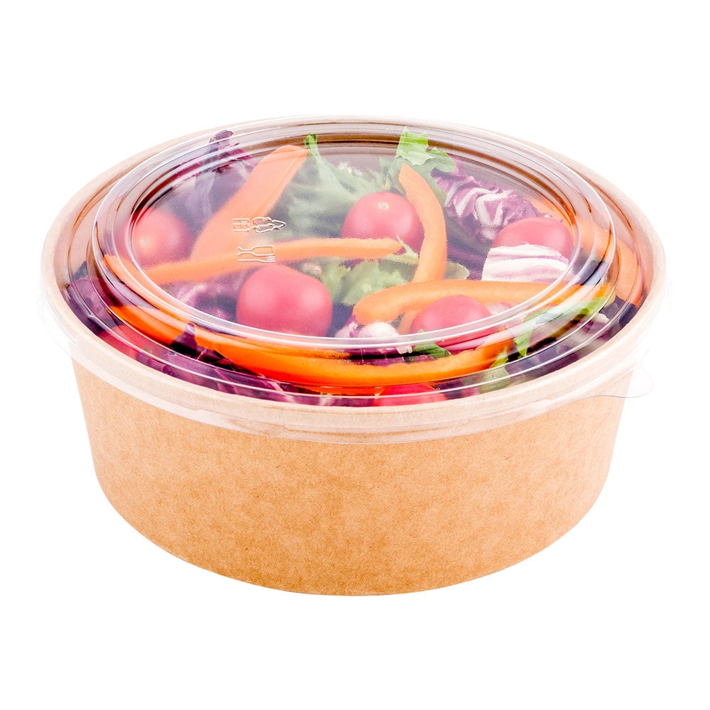 Restaurantware-LIDS ONLY: Bio Tek 5.9 x 0.4 Inch Container Lids, 50 ...