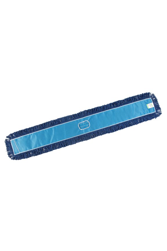 Clean Tek Professional Blue Microfiber Dust / Dry Mop Head - Looped - 60" - 1 count box