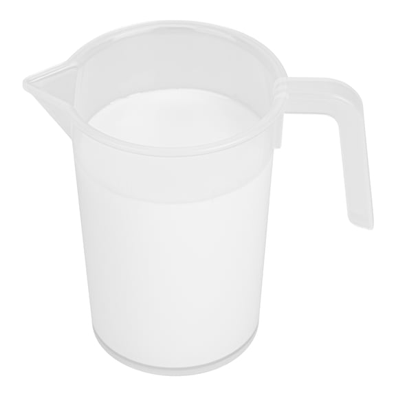 Restaurantware Measuring Cups, 8 Ounce Pack of 10 Conical Spout Baking Measuring Cups, Liquid Scaling Vessel with I-Beam Handle, Embossed Graduations, Clear, Break and Crack Resistant for Baking