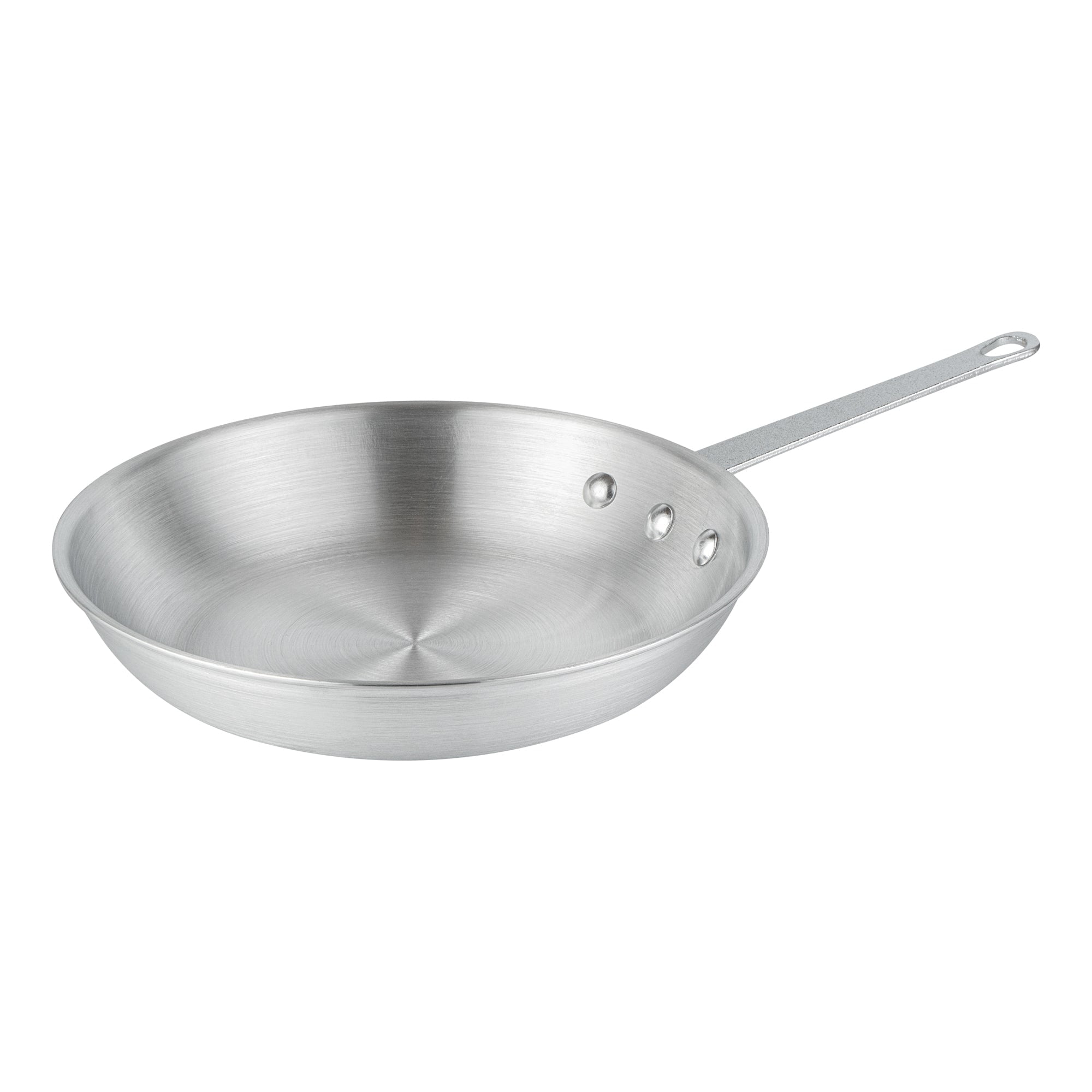 Restaurantware-Met Lux 14 Inch Fry Pan, 1 No-Stick Frying Pan - Induction-Ready, Triple-Riveted, Black Aluminum Cooking Skillet, Durable, For Searing, Sautéing, And Browning Food