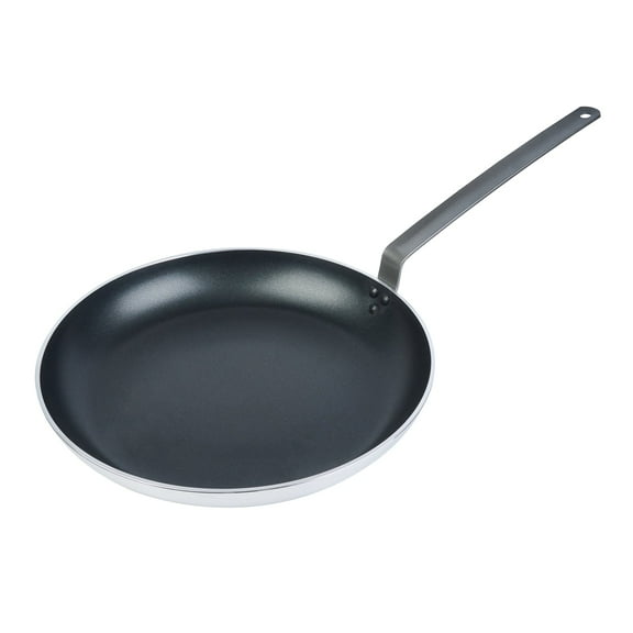 Restaurantware-Met Lux 8 Inch Frying Pans, 6 Induction-Ready Cooking Pans - No-Stick, Compatible With All Cooktops, Aluminum Skillets, Oven-Ready, Ergonomic Handle