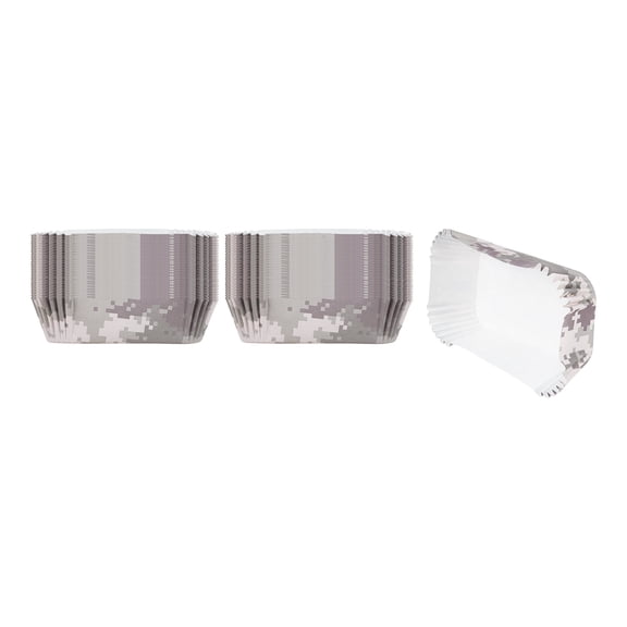 Restaurantware-Panificio 4 Ounce Baking Cups, 200 Fluted Cupcake Wrappers - Oven-Ready, Disposable, Midnight Blue Paper Disposable Muffin Liners, For Weddings, Birthdays, And More