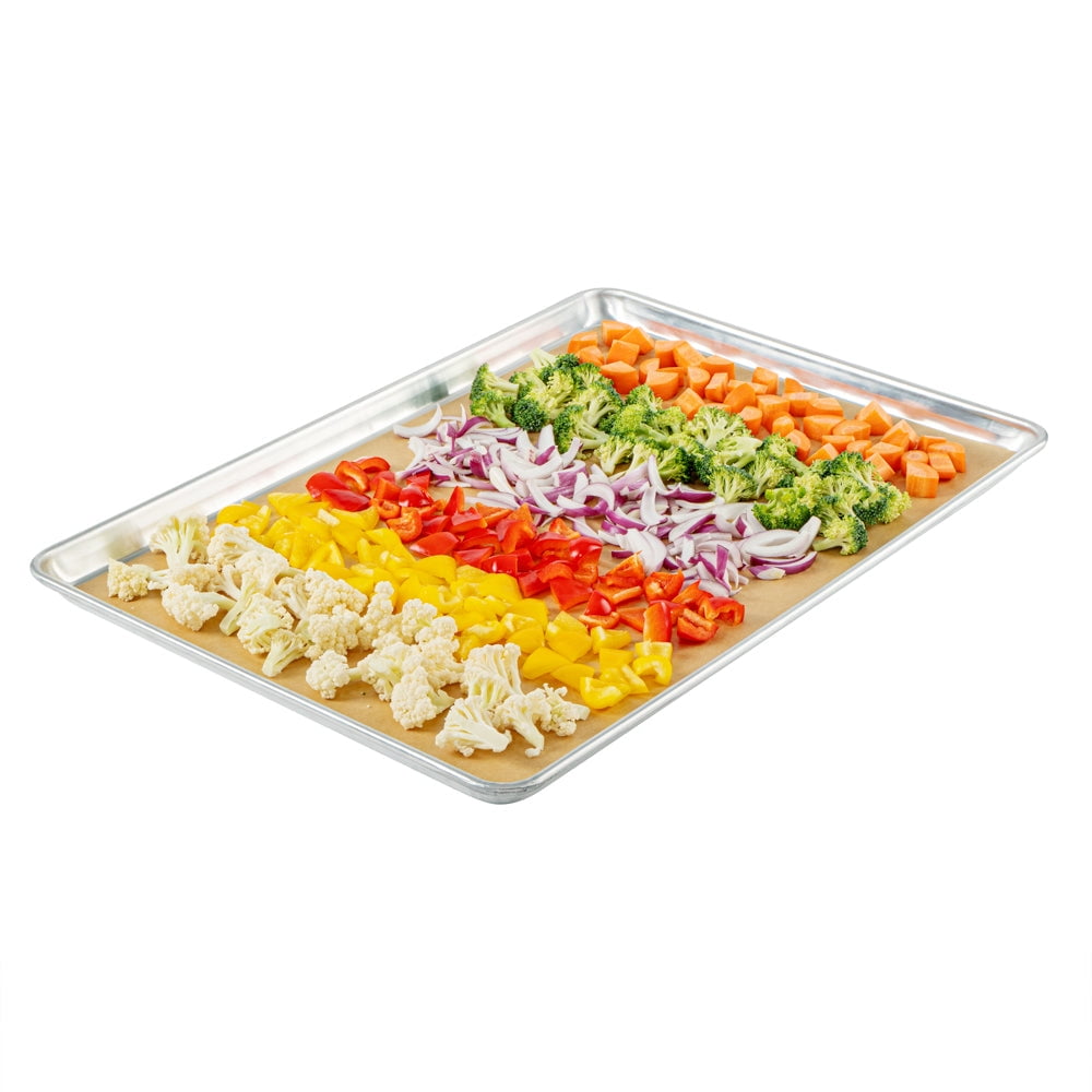 Pastry Tek Unbleached Parchment Paper Full Size Sheet Pan Liner ...