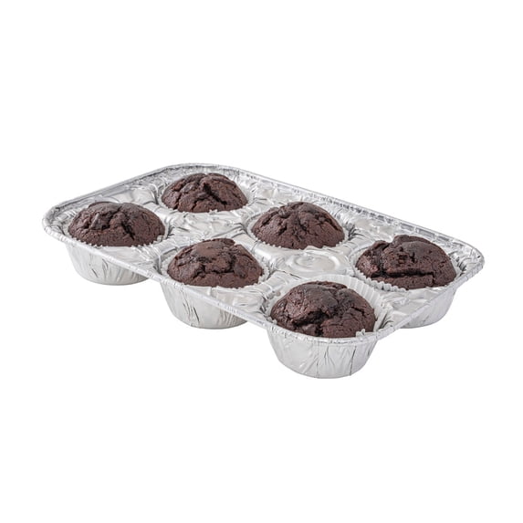 Pastry Tek Silver Aluminum Bread Loaf Pan - 2 lb - 8 1/2" x 4 1/4" x 2 1/2" - 25 count box