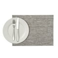 thumbnail image 1 of Sovereign Rectangle Light Brown Vinyl Woven Placemat - 16" x 12" - 6 count box, 1 of 10