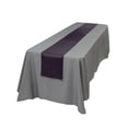 thumbnail image 1 of Restaurantware-Table Tek 12 x 108 Inch Table Runners, 10 Satin Long Runners - Machine Washable, Decorative, Black Polyester Party Runner, For Weddings And Events, 1 of 10