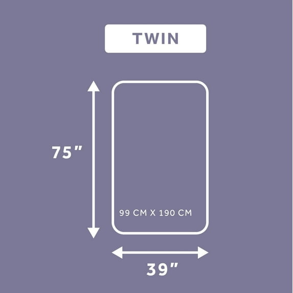 Restful Heated Mattress Pad - Twin, White