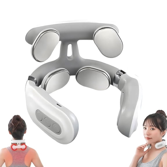 Restify Pro Neck Massager,6 Vibration Modes & 15 Intensity Levels,Portable, Wireless, Automatically Adjusts, And Offers Heated Massage For Relaxation And Relief, Perfect For After A Busy Day