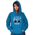 thumbnail image 1 of Resting Beach Face Summertime Vibes Hoodie Sweatshirt Women Brisco Brands S, 1 of 5