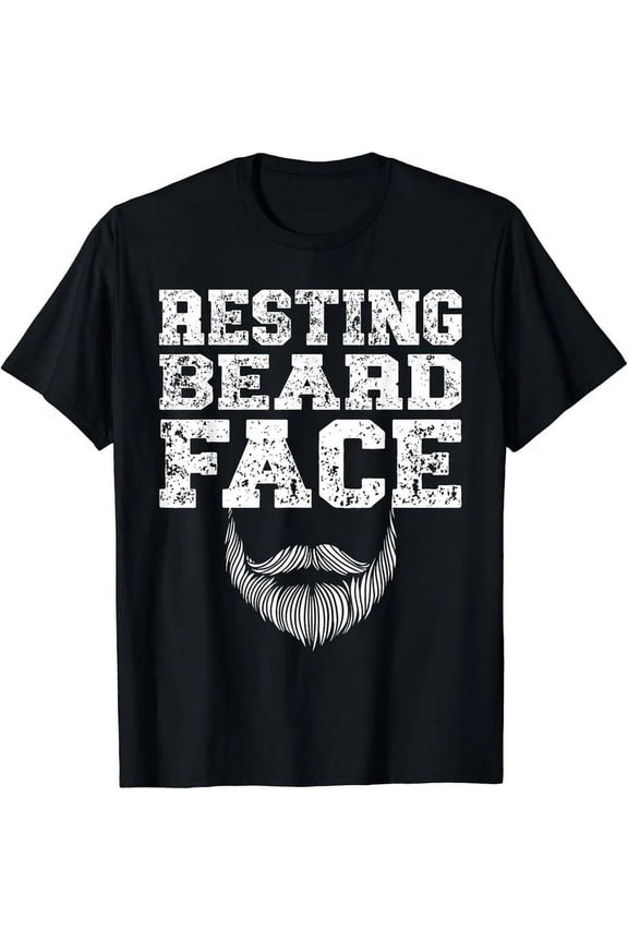 Resting Beard Face Beard Lover Bearded Guy Mustache Gift T-Shirt Unisex S-5XL Hot Trending Shirt, Vintage Birthday Gift