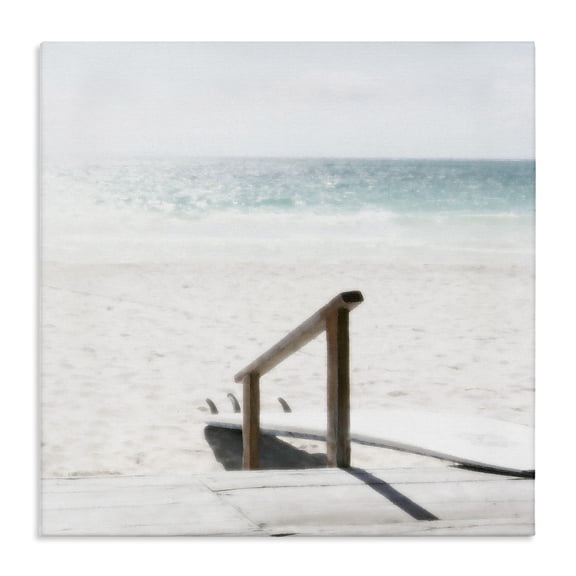 Stupell Industries Resting Board Beach Coast Canvas Wall Art, design by Noah Bay, 30 x 30