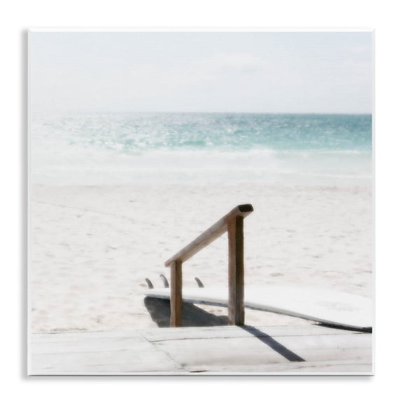 Stupell Industries Resting Board Beach Coast Wall Plaque Art, design by Noah Bay, 12 x 12