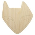 thumbnail image 1 of Resting Fox Face Wood Shape Unfinished Piece Cutout Craft DIY Projects - 4.70 Inch Size - 1/8 Inch Thick, 1 of 7