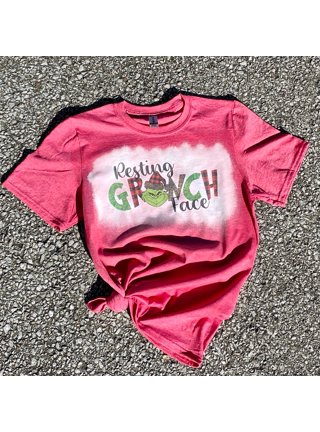 Resting Grinch Face Shirt Santa Grinch Gift - Personalized Gifts