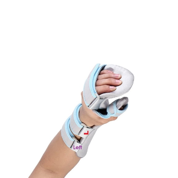 Resting Hand Splint Night Wrist Splint Support Immobilizer Stroke Hand Brace Support Hand -1 Unit (Left)