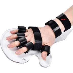 Resting Hand Splint Night Wrist Splint Support Immobilizer Stroke Hand Brace Support Hand, Wrist Finger Orthosis, Functional Finger Wrist Fracture -1 Unit (Plate Web Right)