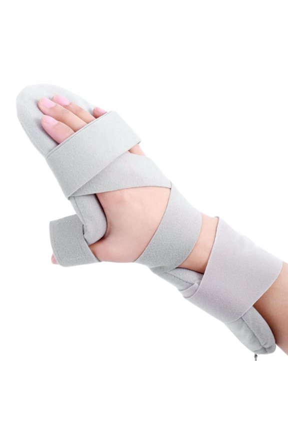 Resting Hand Splint with Finger Separator for Arthritis, Tendonitis, Carpal Tunnel Pain - Hand Correction Rehabilitation Device