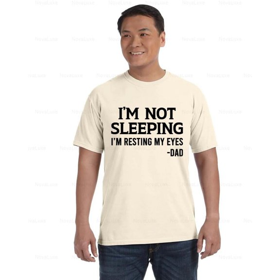 Resting My Eyes Comfort Color T-Shirt Funny Dad Comfort Color T-Shirt Style Gift Tee, Unisex, up to size 4XL
