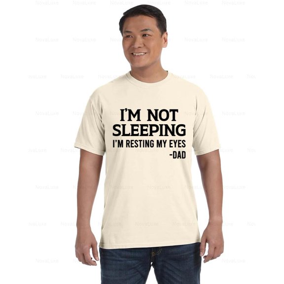 Resting My Eyes Comfort Color T-Shirt Funny Dad Comfort Color T-Shirt Style Gift Tee, Unisex, up to size 4XL