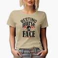 thumbnail image 1 of Resting Nurse Face, Nurses Week, Tan T-Shirt, Medium, 1 of 5