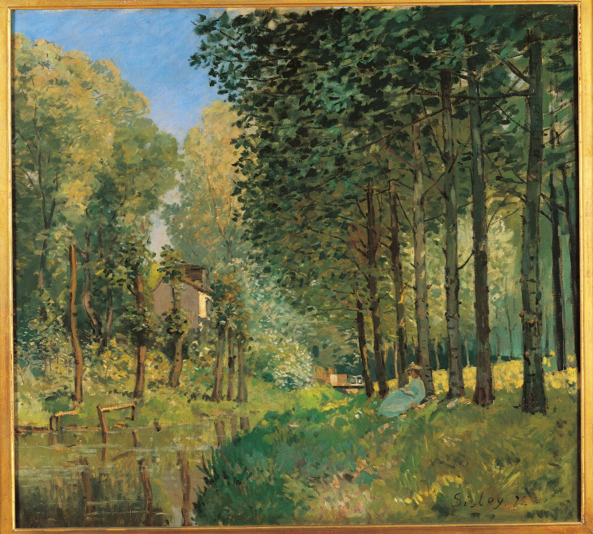 Resting On The Shore Of The Brook Canvas Art -  (36 x 24)