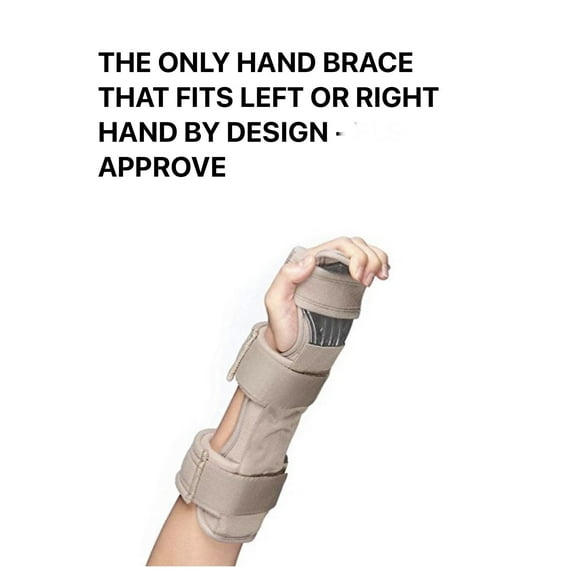 Resting Wrist Splint, Rehab for Stroke, Hand Splint Functional Finger Orthotics, Post Op -FITS RIGHT AND LEFT