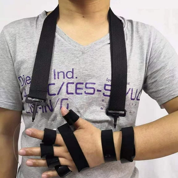 Resting hand Splint Night Wrist Splint Support Immobilizer Stroke Hand Brace Support Hand, Wrist Finger Orthosis, Functional Finger Wrist Fracture -1 Unit (PLATE WEB LEFT)