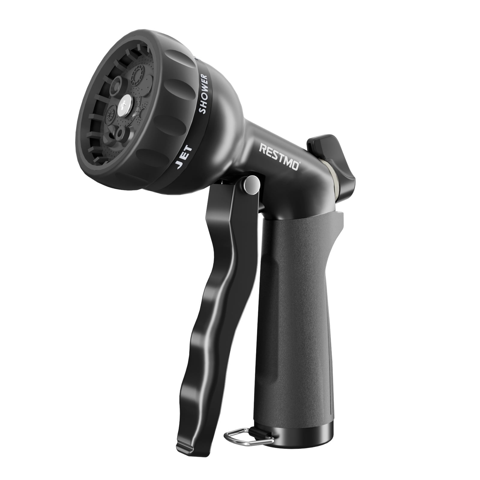 Restmo Garden Hose Nozzle, Flash Black