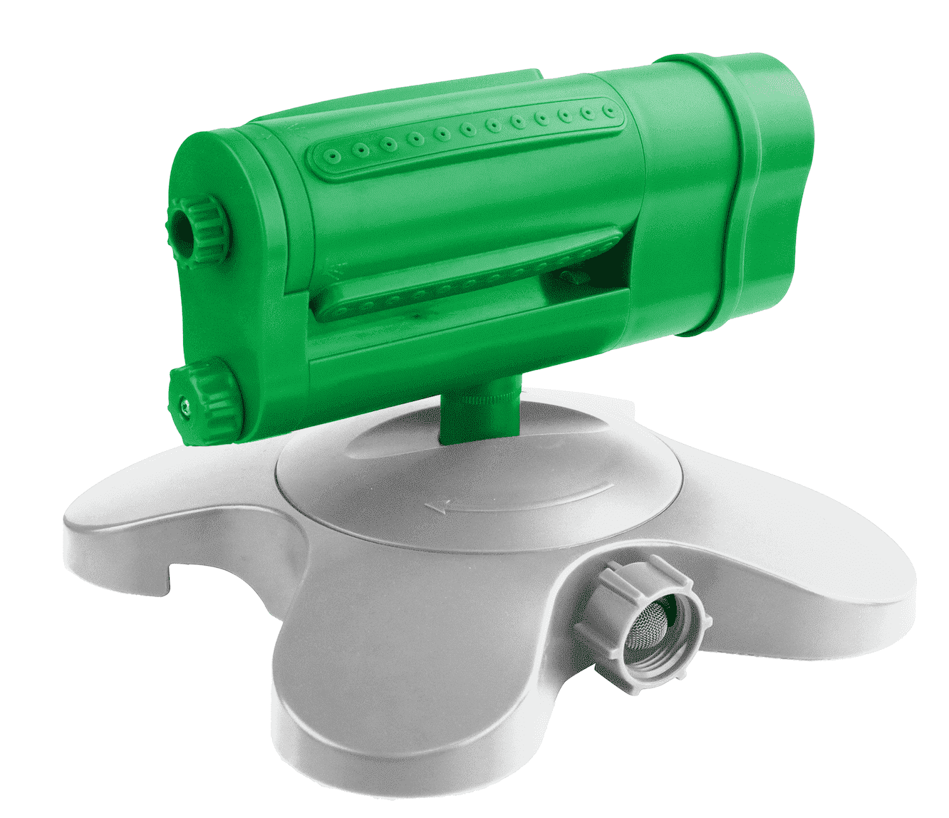Restmo 3200 Sq.Ft Oscillating Sprinkler for Lawn and Garden with Rotating Base, 4-Way Adjustable Watering Patterns, For Large Yard and Newly Seeded Areas