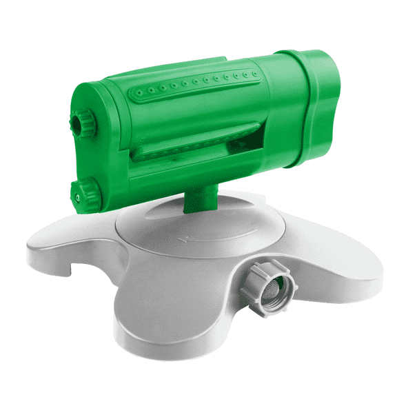 Restmo 3200 Sq.Ft Oscillating Sprinkler for Lawn and Garden with Rotating Base, 4-Way Adjustable Watering Patterns, For Large Yard and Newly Seeded Areas