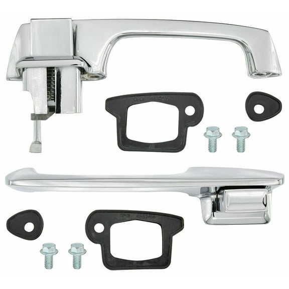 RestoParts Chrome Outside Door Handle Set 1967-1970 Cadillac Eldorado