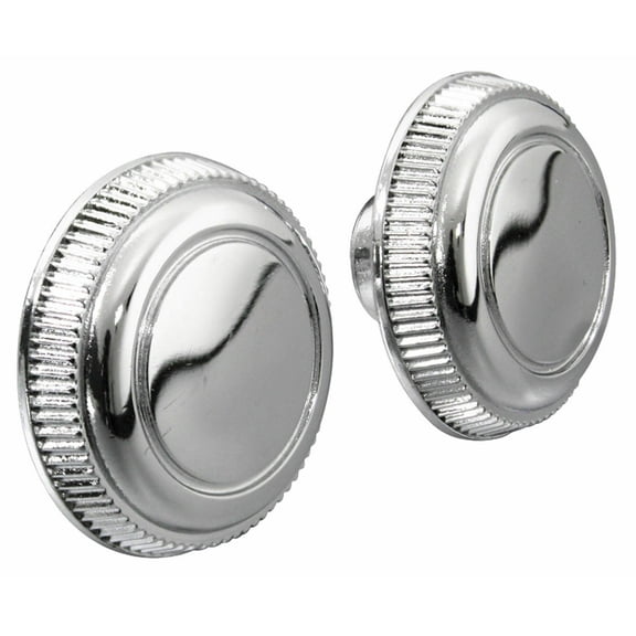 RestoParts Chrome Radio Knob Set 1967 Chevelle and El Camino 1967-1969 Corvair