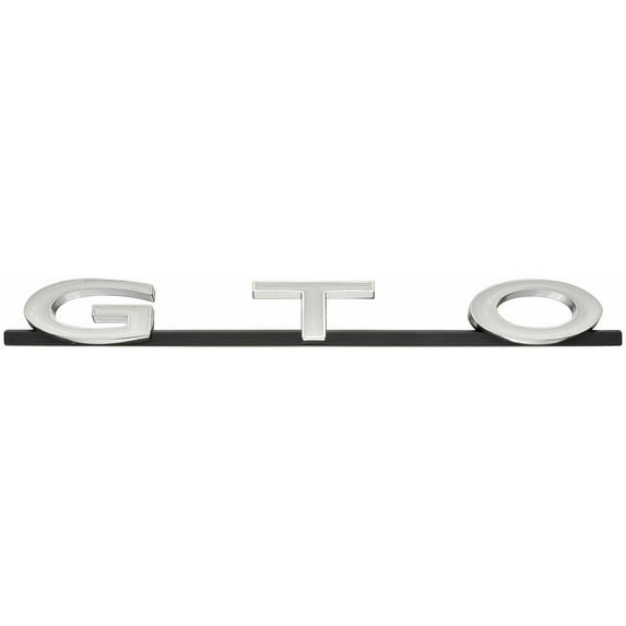 RestoParts Die-Cast Zinc Grille Emblem 1964-1966 Pontiac GTO GM Licensed