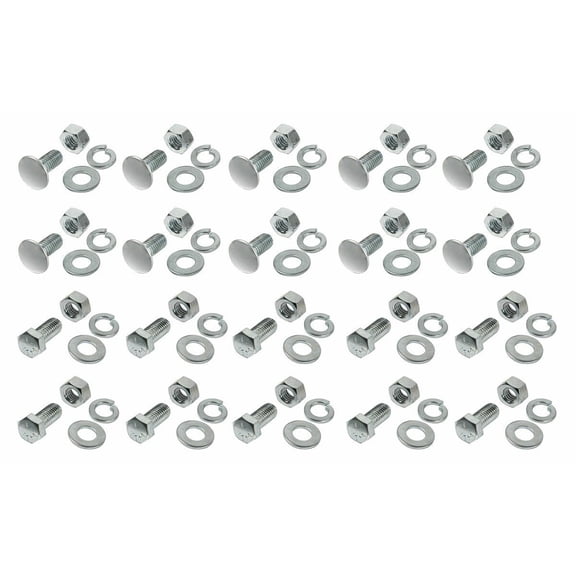 RestoParts Front/Rear Bumper Bolt Kit 1964-1972 GTO Lemans 442 Chevelle Skylark