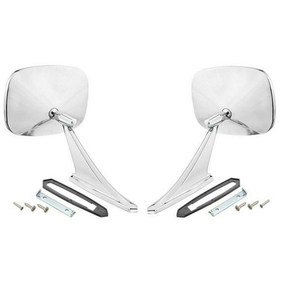 RestoParts Outside Door Mirror Set 1969-72 Pontiac GTO Grand Prix Bonneville