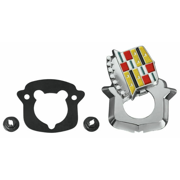 RestoParts Trunk Lock Crest Emblem 1971-1976 Cadillac Eldorado and Fleetwood