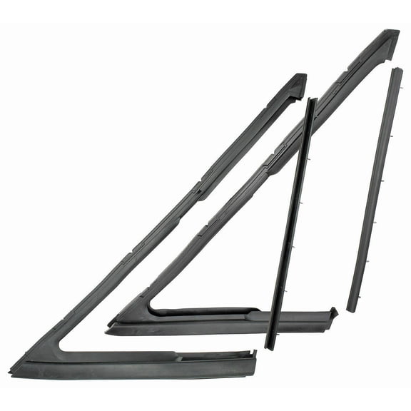 RestoParts Vent Window Weatherstrip Set Coupe/Convertible 1966-1967 GTO/A-Body
