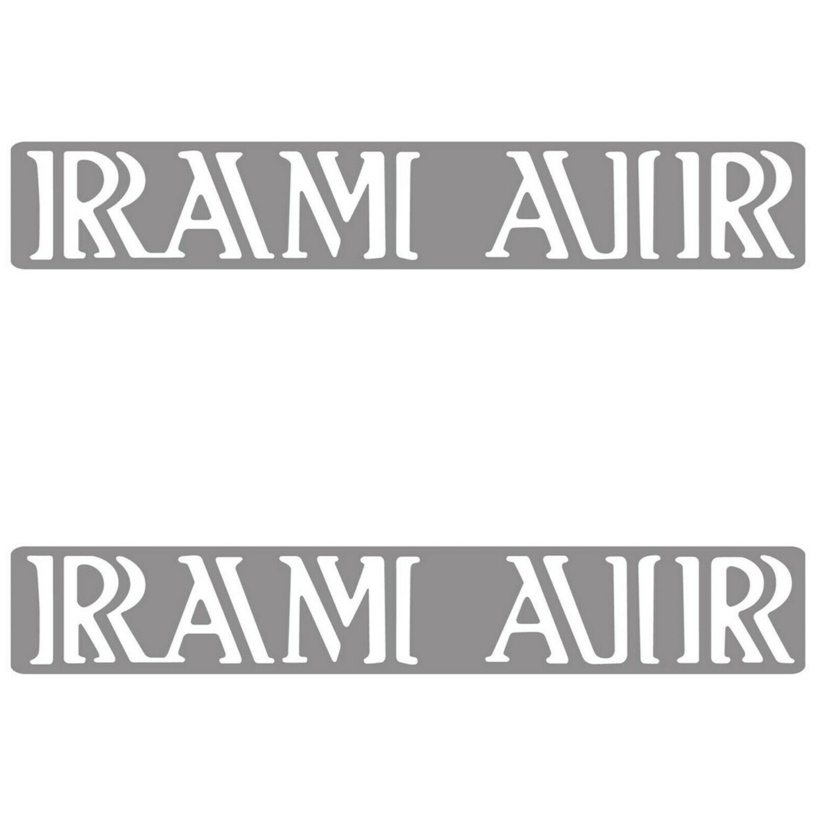 RestoParts White Ram Air III Hood Scoop Decal Set 1969-1970 Pontiac GTO Lemans